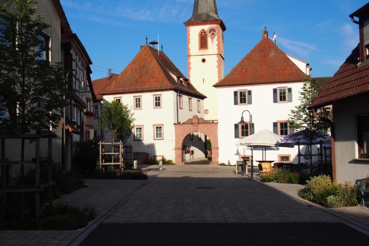 Ferienwohnung Seidenfaden Karlstadt Esterno foto